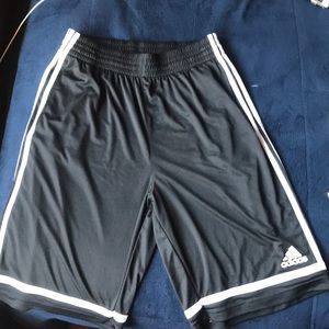 Black/White Adidas Shorts